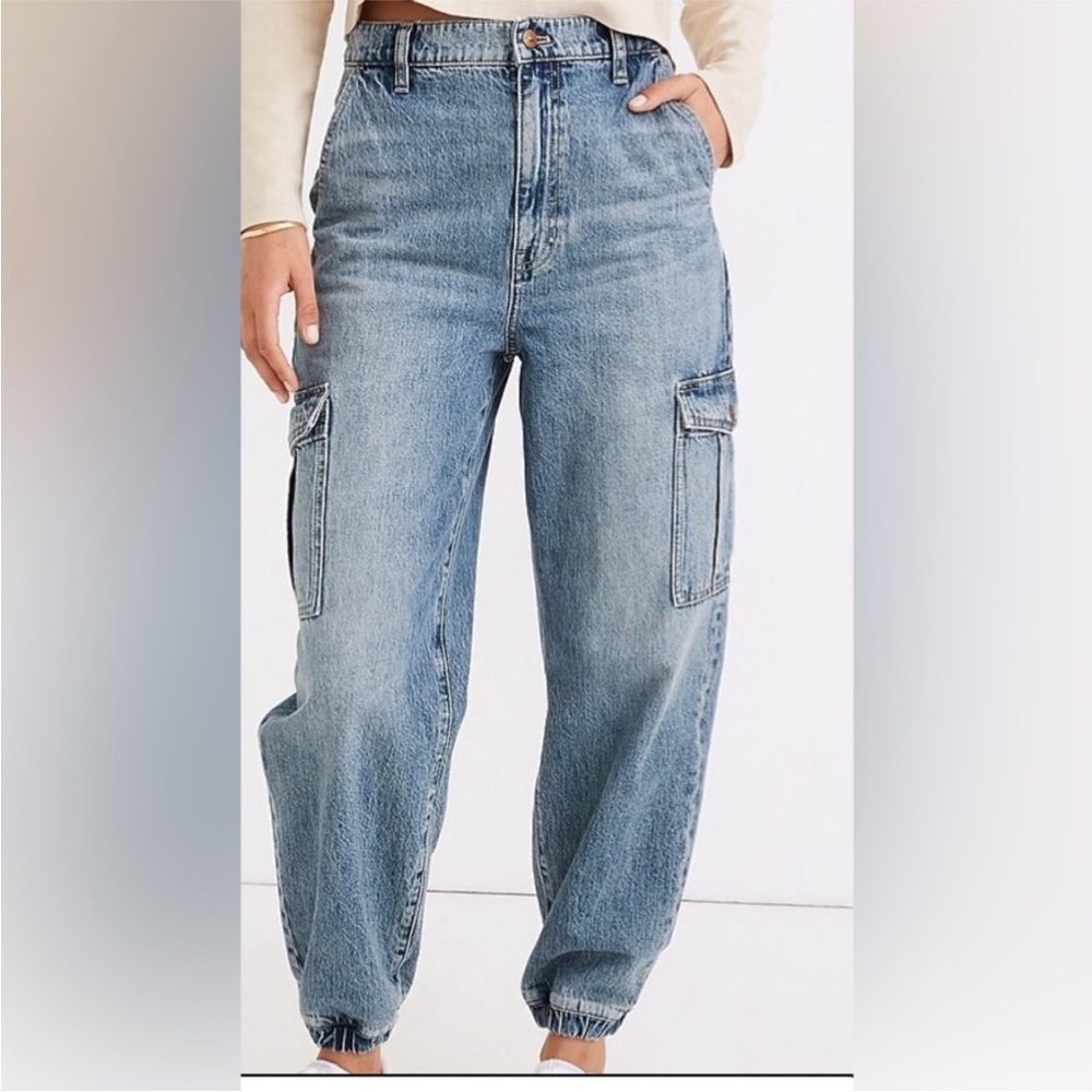 Madewell Cargo Tapered Jeans
